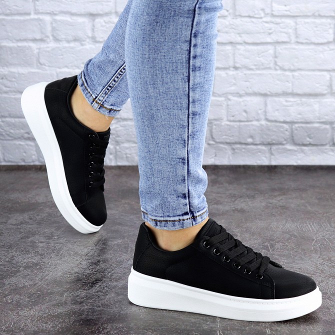 Кеды женские Fashion Cooter 2119 38 размер 23,5 см Черный Житомир - изображение 1