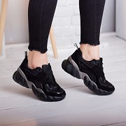 Кроссовки женские Fashion Flicker 2565 38 размер 24,5 см Черный Житомир