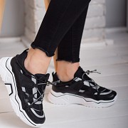 Кроссовки женские Fashion Gex 2569 38 размер 24,5 см Черный Житомир