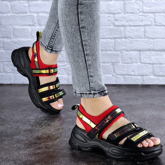 Женские сандалии Fashion Benny 1703 38 размер 24 см Черный Житомир - изображение 1