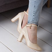 Туфли женские Fashion Jessi 2598 38 размер 24,5 см Бежевый Житомир