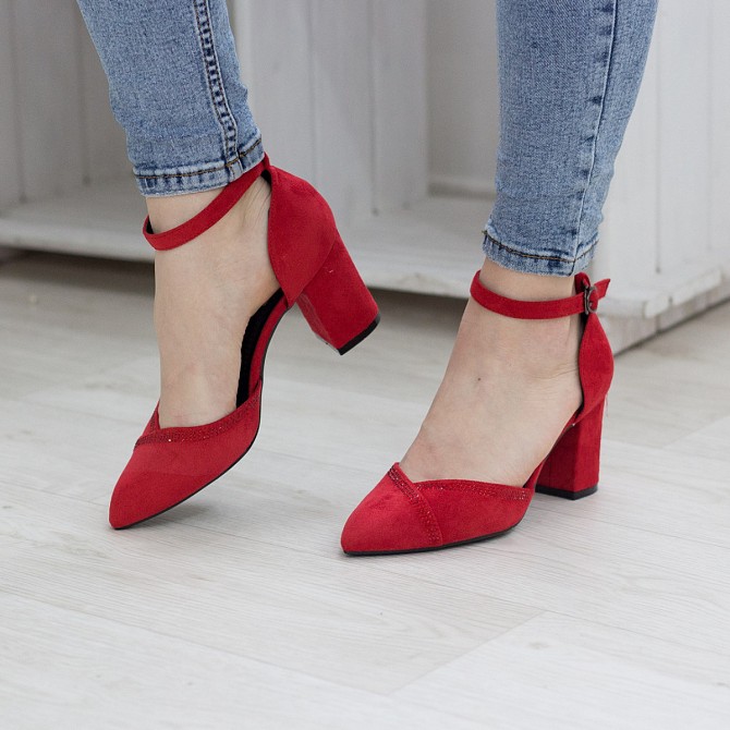 Туфли женские Fashion Fabu 2796 40 размер 25,5 см Красный Житомир - изображение 1