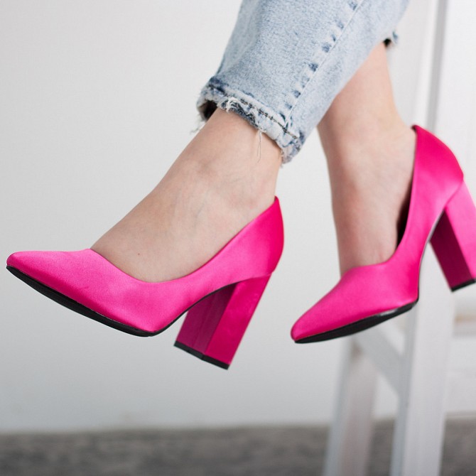 Туфли женские Fashion Kaaisa 2601 37 размер 24 см Розовый Житомир - изображение 1