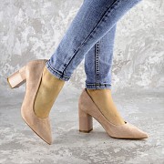 Туфли женские на каблуке Fashion Ringer 2397 36 размер 23,5 см Бежевый 40 Житомир