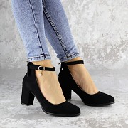 Туфли женские на каблуке Fashion Bip 2175 37 размер 24 см Черный 39 Житомир