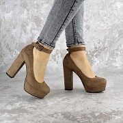 Туфли женские на каблуке Fashion Marigoal 2373 35 размер 23 см Коричневый 38 Житомир