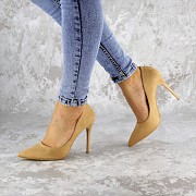 Туфли женские на каблуке Fashion Gram 2262 36 размер 23 см Бежевый 38 Житомир