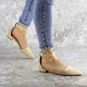 Туфли женские Fashion Zeke 2438 36 размер 23,5 см Бежевый 38 Житомир
