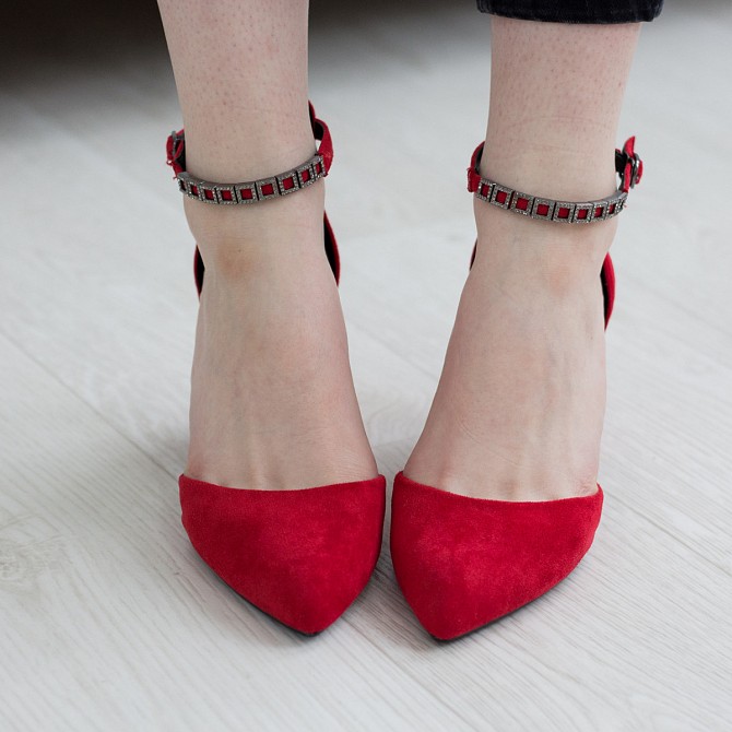 Туфли женские Fashion Zada 2658 36 размер 23,5 см Красный 40 Житомир - изображение 1