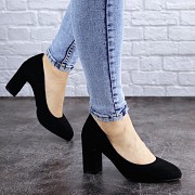 Туфли женские на каблуке Fashion Gata 2068 36 размер 23,5 см Черный 39 Житомир