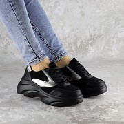 Женские кроссовки Fashion Mandy 1342 38 размер 24 см Черный Житомир