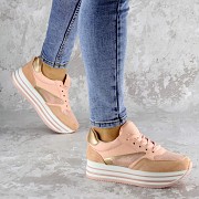 Женские сникеры Fashion Alice 1077 38 размер 24,5 см Пудра Житомир