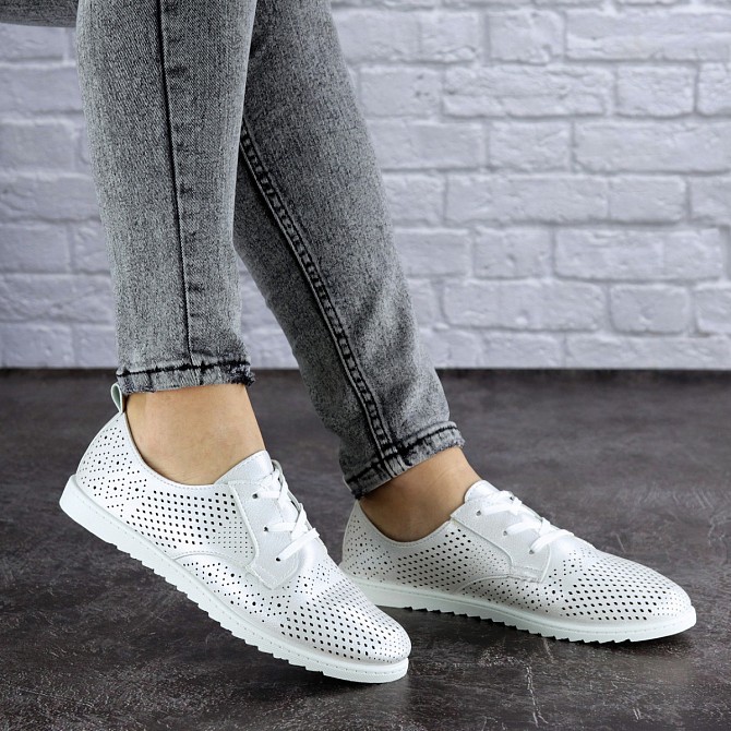 Женские кеды Fashion Jelle 1766 39 размер 24,5 см Белый Житомир - изображение 1