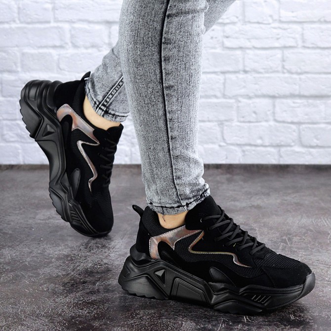Женские кроссовки Fashion Apollo 1950 37 размер 23,5 см Черный Житомир - изображение 1
