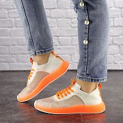 Женские прозрачные кроссовки Fashion Ibiza 1200 41 размер 26 см Белый Житомир