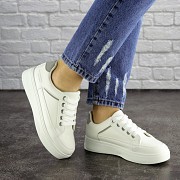 Женские кеды Fashion Blacky 1660 41 размер 24,5 см Белый Житомир