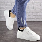 Женские кеды Fashion Brady 1656 39 размер 24 см Белый Житомир