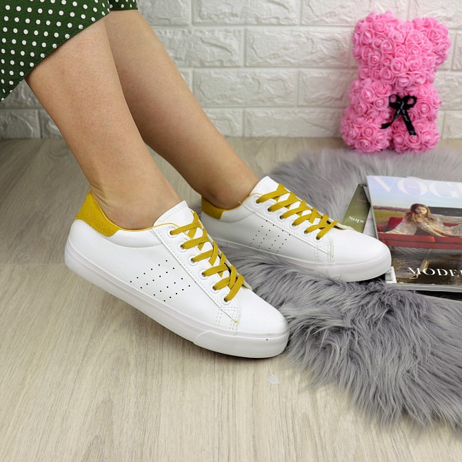 Женские кеды Fashion Karol 1223 39 размер 25 см Белый Житомир - изображение 1