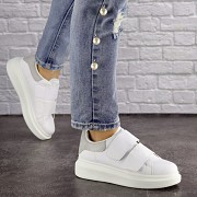 Женские кеды Fashion Keeks 1456 36 размер 23,5 см Белый 40 Житомир