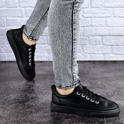 Женские кеды Fashion Kicks 1882 38 размер 23 см Черный Житомир