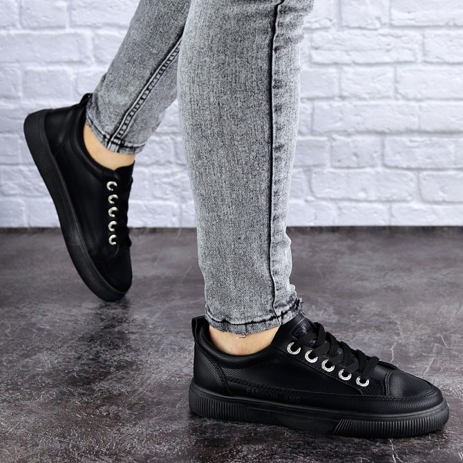 Женские кеды Fashion Kicks 1882 38 размер 23 см Черный Житомир - изображение 1