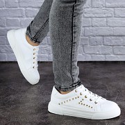Женские кеды Fashion Oaky 1860 40 размер 25 см Белый Житомир