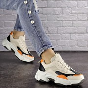 Женские кроссовки Fashion Bailey 1576 36 размер 22,5 см Бежевый Житомир