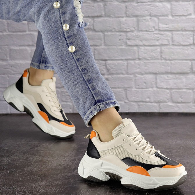Женские кроссовки Fashion Bailey 1576 36 размер 22,5 см Бежевый Житомир - изображение 1