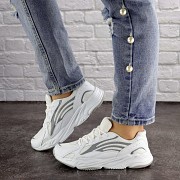 Женские кроссовки Fashion Crunch 1613 37 размер 23 см Белый Житомир
