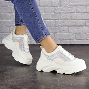 Женские кроссовки Fashion Cyber 1662 39 размер 24,5 см Белый Житомир