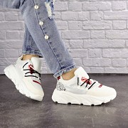 Женские кроссовки Fashion Duncan 1531 40 размер 25 см Белый Житомир