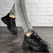 Женские кроссовки Fashion Mystic 1695 37 размер 22,5 см Черный Житомир