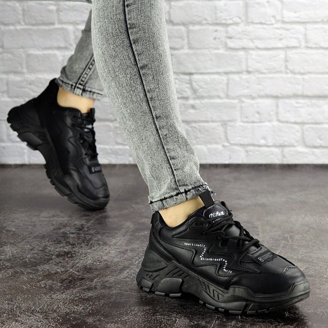 Женские кроссовки Fashion Mystic 1695 37 размер 22,5 см Черный Житомир - изображение 1
