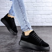 Кеды женские Fashion Hoosier 2132 39 размер 24,5 см Черный Житомир