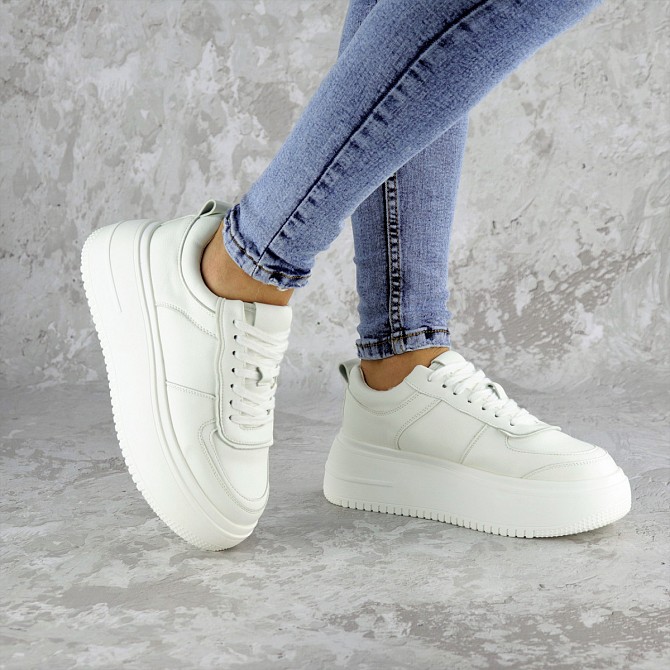 Кеды женские зимние Fashion Fobar 2255 41 размер 26 см Белый Житомир - изображение 1