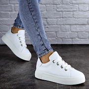 Кроссовки женские Fashion Kona 2100 36 размер 23,5 см Белый Житомир