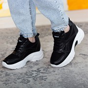 Кроссовки женские Fashion Randy 2621 38 размер 23,5 см Черный Житомир