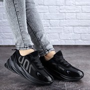 Женские кроссовки Fashion Bro 1999 37 размер 23,5 см Черный Житомир