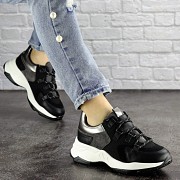 Женские кроссовки Fashion Bruiser 1659 36 размер 23 см Черный Житомир