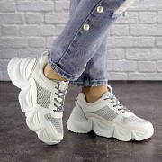 Женские кроссовки Fashion Carrissa 1643 37 размер 23 см Белый Житомир