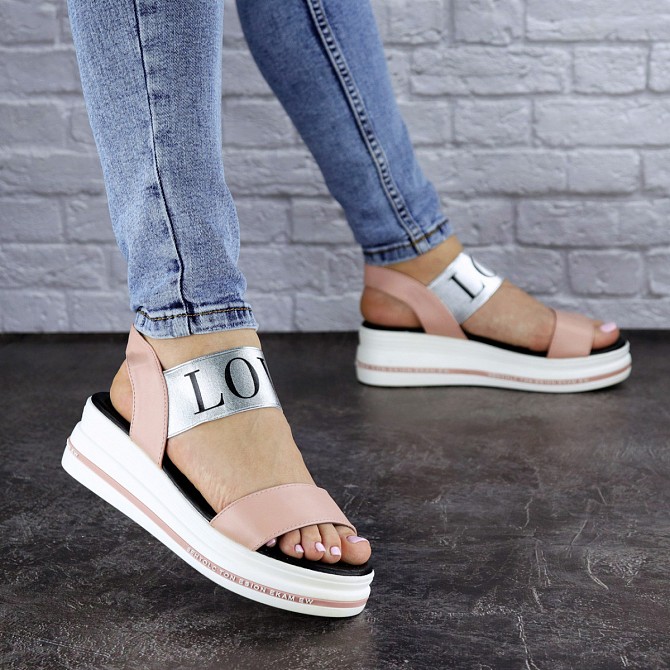 Женские сандалии Fashion Luna 1829 41 размер 26 см Розовый Житомир - изображение 1