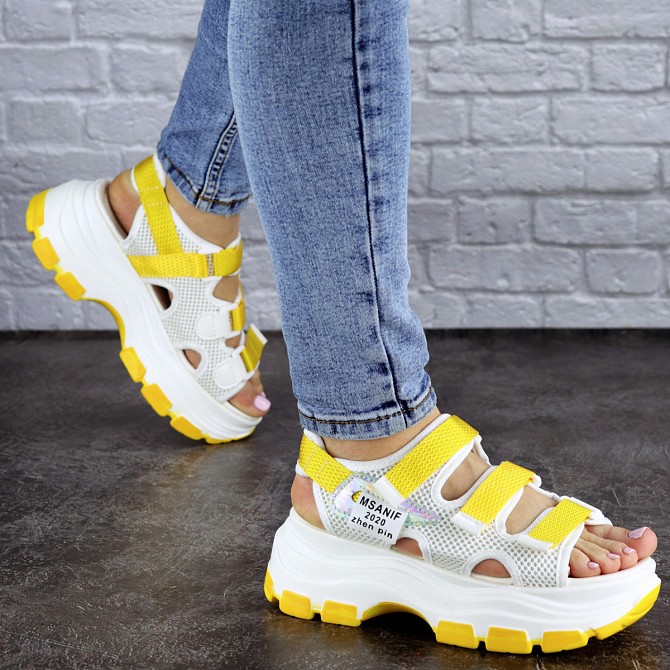 Женские сандалии Fashion Victoria 1846 39 размер 24,5 см Белый Житомир - изображение 1