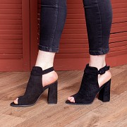 Женские босоножки Fashion Jackson 1566 36 размер 23,5 см Черный Житомир