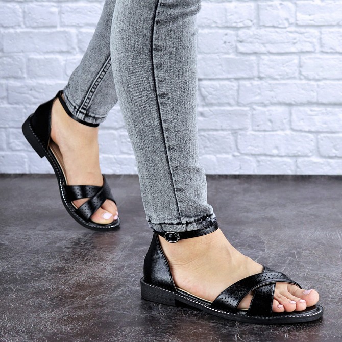 Женские босоножки Fashion Murphy 1725 38 размер 24,5 см Черный Житомир - изображение 1