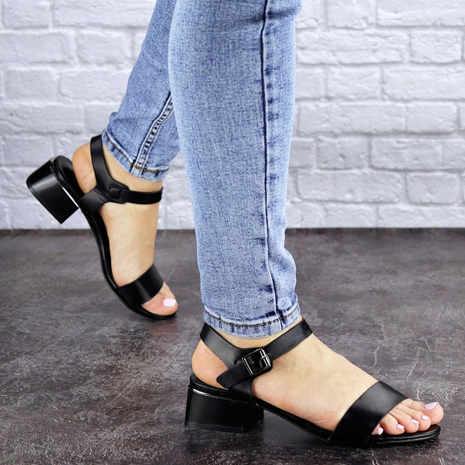 Женские босоножки Fashion Waco 1845 36 размер 23,5 см Черный Житомир - изображение 1