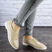 Женские туфли Fashion Lippy 1755 38 размер 24 см Бежевый Житомир