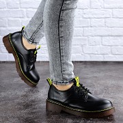 Женские туфли на каблуке Fashion Ron 1949 36 размер 23 см Черный Житомир