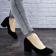 Женские туфли на каблуке Fashion Slider 2032 37 размер 24 см Черный Житомир