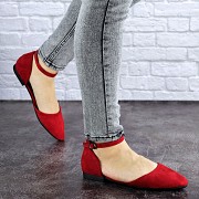 Женские балетки Fashion Bommer 1741 36 размер 23,5 см Красный Житомир