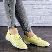 Женские туфли Fashion Lippy 1772 37 размер 23,5 см Желтый Житомир